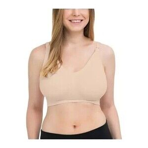 KINDERED BRAVERLY Simply Sublime Nursing Bra in Beige Size Medium